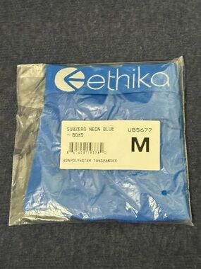 ETHIKA BOYS STAPLE SUBZERO SIZE MEDIUM NWT ROYAL BLUE